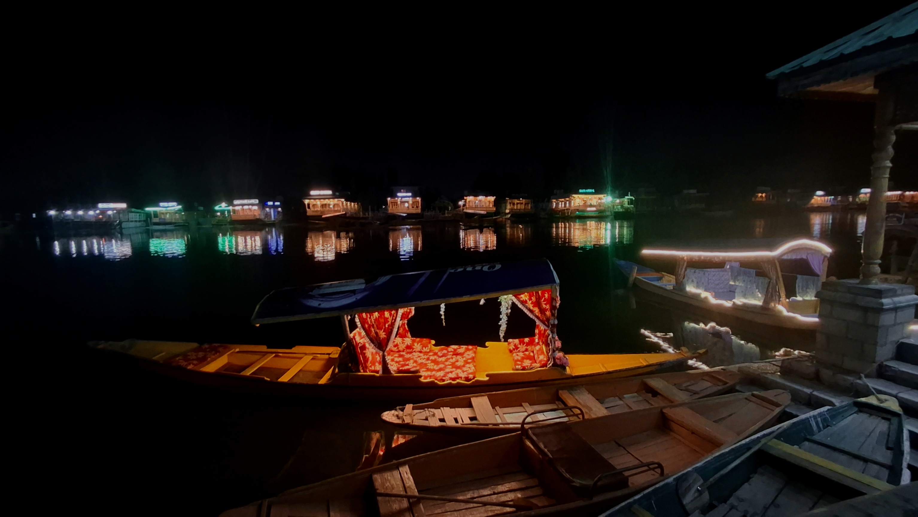 dal lake night
